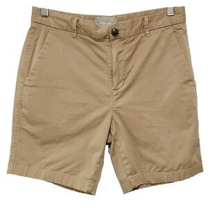 Everlane Women's Khaki Tan 7" Cotton Blend Shorts 30 Preppy Classic Outdoor